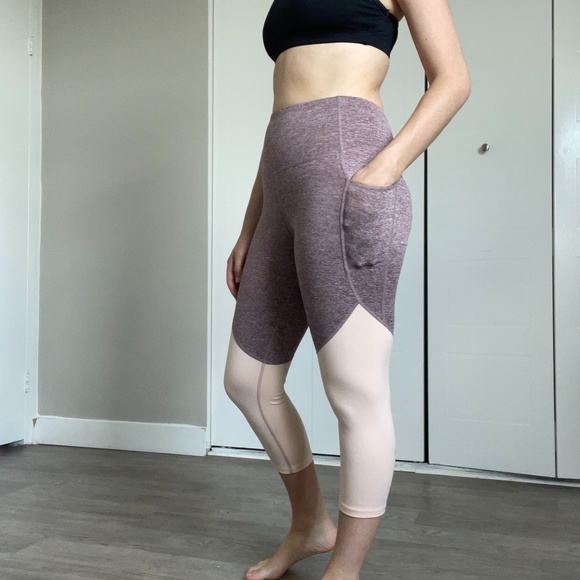 Two tone athletic leggings - Picture 1 of 4